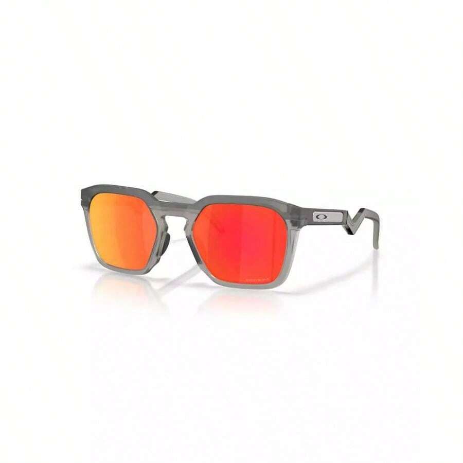 Oakley Unisex Square Sunglasses, HSTN SQ OO9533 | | Women Sunglasses - Matte Gray Smoke - View 1