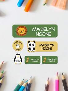 Customized Daycare Labels, School Supplies Stickers, Waterproof Labels, Personalized Name Labels, Back To School Labels, Reusable - Multicolor - View 19