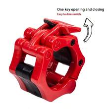 1 Cặp kẹp tạ chuyên nghiệp 2 inch, vòng khóa tháo nhanh dùng cho cử tạ, thể hình và tập luyện thể dục. - màu đen - Xem 6