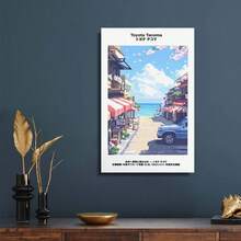 Framed Pixel Art - Gaming Print, Kitchen Wall Art, Japanese Style Car Poster, Vintage Car, Vintage Advertisement, 8bit , Gamer Art, Truck Poster. Perfect Festive Gift Choice! This Gorgeous Artwork Elevates The Decorative Style Of Your Living Room, Kitchen, Bathroom, And All Other Rooms In Your Home. - Random Print(隨機印花) - 查看 5