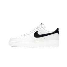 Jordan Nike Air Force 1 GS/MENS White/Black CASUAL Shoes CT2302-100 - 黑與白 - 查看 2