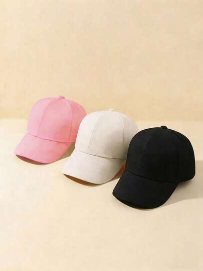 儿童棒球帽 1 顶，男女童遮阳帽，适合户外活动和日常佩戴，防紫外线离子