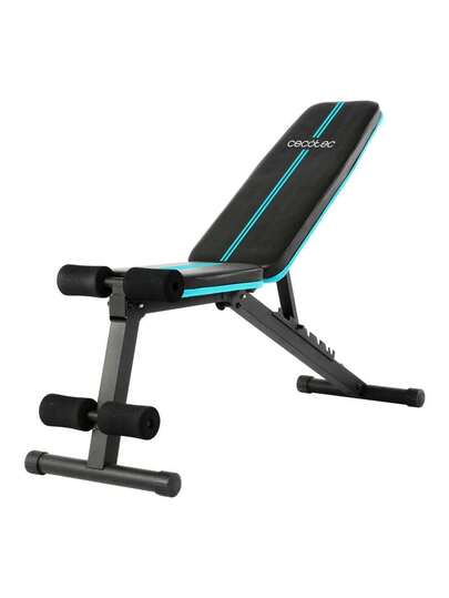  Cecotec Klappbare und Gepolsterte Trainingsbank, Heimgymnastik, Drumfit Setup 7000. Verstellbar in 7 Stufen, bis zu 180º verstellbar, rutschfeste Polster, Ganzkörpertraining.