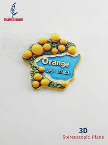 1pc Korea Jeju Island 3D Stereo Fridge Magnet, World Travel Souvenir Collection, Suitable For Home, Office Decor, Personalized Travel Memento Magnetic Fridge Sticker, Home Decor, Kitchen, Room, Office, Cabinet Craft Gift, Holiday Souvenir, Exquisite Small Gift - Exclusive Refrigerator Magnets - View 8