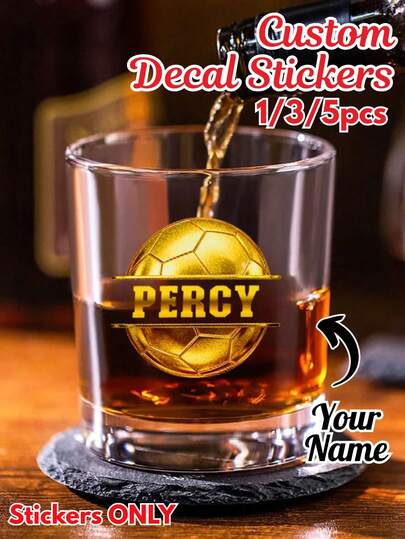 Bộ 1/3/5 miếng dán tên tùy chỉnh, nhãn vinyl cá nhân hóa 2x2 inch & 3x3 inch, nhãn dán chữ và tên tùy chỉnh cho cốc, máy tính xách tay, bình nước, quà tặng tiệc cưới, quà tặng phù dâu, chỉ bao gồm nhãn dán, nhãn dán tên tự dính chống thấm nước, thích hợp làm quà lưu niệm cho gia đình, bạn bè, người yêu, bạn thân, vợ/chồng, cha mẹ.