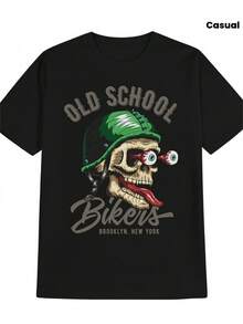 Men T-Shirts - 黑色 - 查看 1