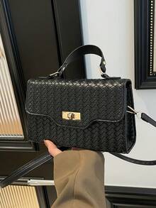Exquisite, Versatile, Simple And Elegant Daily Crossbody Bag With High-End Feel. 2026 New Model Women's Bag. - Black - View 5