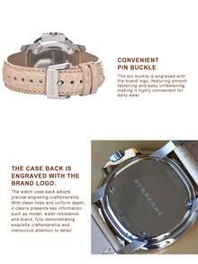 Burberry Reloj de cuarzo Britain con bisel de cristal de acero inoxidable color champán - Plateado - Ver 5