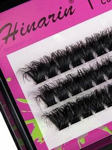 60 Pcs D Curl Volume Individual Lash Extension 12mm Cluster Eyelash Extension Soft Fluffy Handmade Individual Clusters Lash Extensions For Beginners Parties And Daily Makeup Individual Lashes,Cluster Eyelashes,Fake Lashes,False Eyelashes - D - View 3