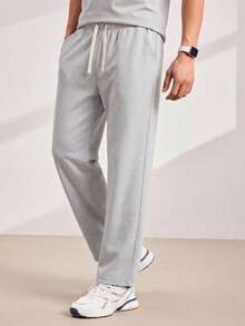 Driftmere Bộ 3 quần jogger thể thao dáng rộng, thời trang màu đen + xám đậm + xám nhạt dành cho nam, có dây rút, thích hợp cho chạy bộ, làm quà tặng cho nam giới, nhẹ/thoáng khí/co giãn/thoải mái, thích hợp làm quần jogger/quần thể thao/quần nỉ/quần tập luyện. - Nhiều màu - Xem 2