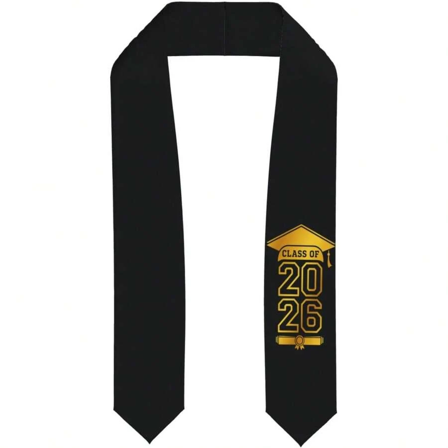 2026 Graduation Stoles Grad Stoles, Unisex Adult Graduates, Sash For High School, College, Bachelor, Degrees 4.5"(Width) X 62"(Length) - Lớp năm 2026 4 - Xem 1