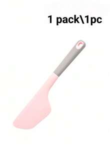 This One-Piece Wide Silicone Spatula Is Made Of Silicone, Heat-Resistant, And Has A Hanging Hole On The Handle. Suitable For Baking, Cooking And Mixing, Easy To Clean. - Multicolor - View 8