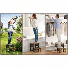 Escabel Plegable para Niños Pequeños - Negro - Ver 11