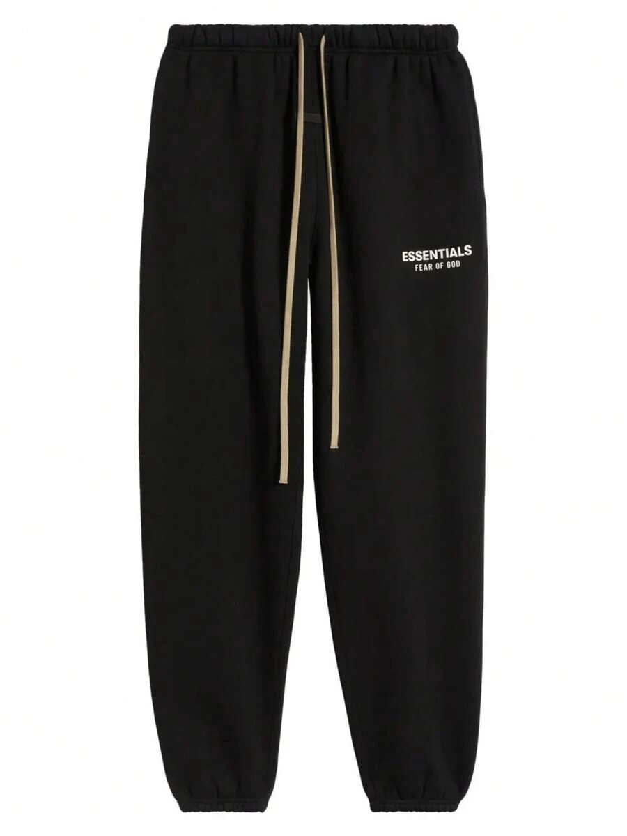 Fear Of God Essentials Fleece Sweatpant (FW24) - màu đen - Xem 1