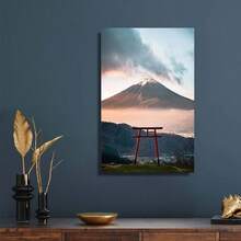 Framed 1pc Mount  Landscape Canvas Print - High-Quality Wall Art Decor. Perfect Festive Gift Choice! This Gorgeous Artwork Elevates The Decorative Style Of Your Living Room, Kitchen, Bathroom, And All Other Rooms In Your Home. - Random Print(隨機印花) - 查看 5