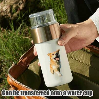 500pcs Customized Transparent Square Logo Stickers, Personalized Text/Name, Size 1.18*1.18in, High Adhesive, Waterproof, Scratch-Resistant, Suitable For Cups, Walls, Product Packaging