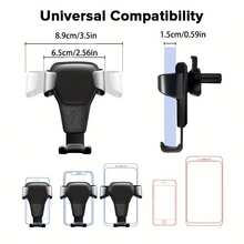 Universal Gravity Car Air Vent Mount Holder For IPhone GPS Hands-Free Car Holder - A - View 7