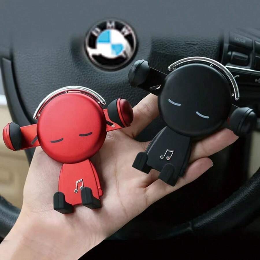 Creative Car Supplies, Car Air Outlet Gravity Navigation Bracket, Multifunctional Car Phone Holder - A - View 1