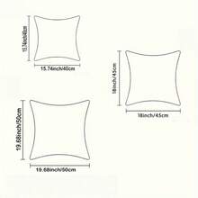 1/4pcs Bohemian Pattern Single-Sided Print Sofa Pillowcase - Peach Skin Texture Pillowcase (No Pillow Insert) - A - View 10