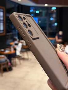 1个棕色波点图案手机壳，防震硅胶全包覆，奢华品牌风格加厚手机壳，适用于安卓Galaxy A55/A15/S21、S22、S23 FE、S24 Plus、S25 Ultra、SMART 8 Pro、荣耀、一加等机型，国际版，非国内版 - 棕色 - 查看 7