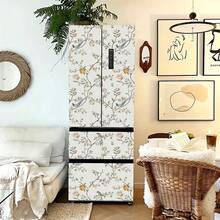 1 Cuộn Giấy Dán Tường Họa Tiết Cây Chanh & Chim, Hình Dán Hoa, Giấy Dán Tường Tự Dính Bằng Vinyl Chống Thấm Nước, Có Thể Tháo Rời, Dùng Cho Phòng Khách, Bếp, Phòng Tắm, Tủ, Mặt Bàn, Trang Trí Nhà Cửa, Tự Lắp Đặt Dễ Dàng, Kích Thước 45cm*500/300/100cm - Nhiều màu - Xem 4