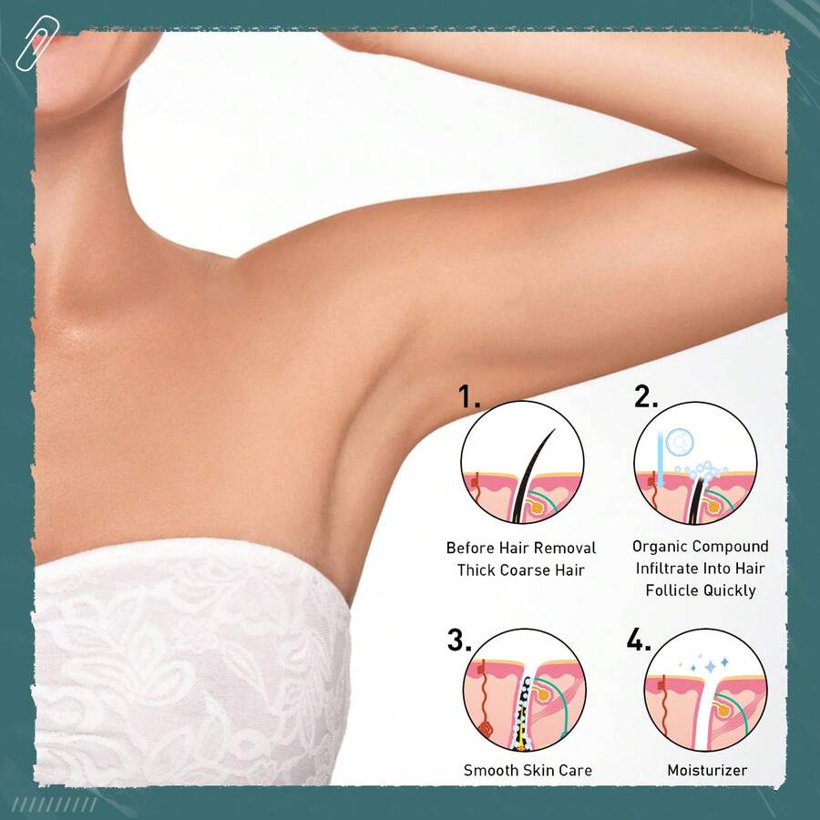 Hair Removal Wax Beans Hard Wax Depilatory Gentle Non Irritating Quick Fast Acting Moisturizing Hydrating Whole Body Underarm Legs Arms Bikini Smooth Silky Skin Painless Mild Formula Sensitive Skin Friendly No Residue Easy Peel Nourish Soothe Lightweight Non Sticky Daily Body Care Home Use All Skin Types Women - 洋甘菊 - 查看 1