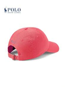 Polo Ralph Lauren Soft-Top Cotton Baseball Cap - Unisex Style - 西瓜紅 - 查看 2