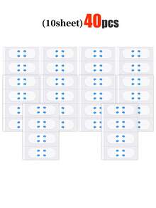 320pcs/160pcs/120pcs/80pcs/40pcs Invisible Lifting Firming Transparent Plastic Face Mask Tapes, Lift Sagging Skin, Suitable For All Skin Types Men & Women, Lift Chin & Neck, Slim Face, Alcohol-Free, 20pcs/5pcs - Multicolor - View 7