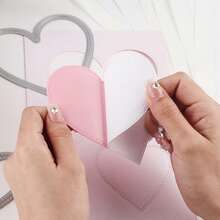 10pcs Multi-Dimension Cuttable Clear Double Sided Adhesive Sheets For DIY Adding Pop Cards Making Scrapbooking Crafts Supplies Sticky Sheets New - White - View 3