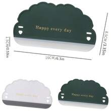 1 pieza Mini Escurridor para uso doméstico, adecuado para cocina, baño, fregadero, limpieza de ducha, espejo de baño, vidrio, material de silicona, escurridor de fácil almacenamiento - escobilla limpiaparabrisas - Ver 8