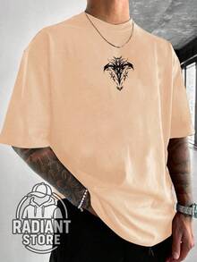 Comfortable Basic T-Shirt For Everyday Wear Berserker Anime Art Streetwear Urban Culture Street Fashion Street Graffiti Skater Skateboard Shirt Blouse Unisex Men's Women's 100% Cotton Top Premium Streetwear New Release Immediate Shipping Various Colors!! Plus Size - 米色 - 查看 2