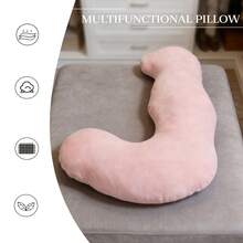 Seahorse Pillow For Pregnant Woman Side Sleeping, Waist Pillow, Side Sleeping, Leg Pillow, Sofa Cushion - 粉色 - 查看 1