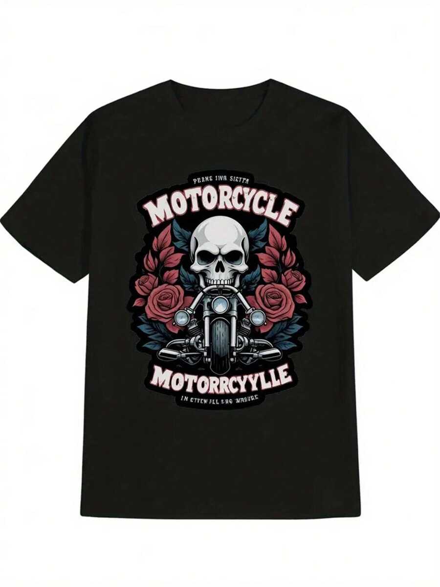 Men T-Shirts - 黑色 - 查看 1