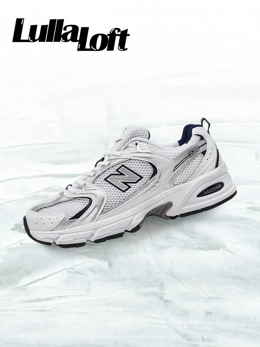 New Balance NB 530 White Silver Navy– Men's/Women's Lifestyle Sneakers – Shoes For Unisex -Vintage-Autumn & Winter & Spring & Summer-Inspired Running Shoes, Shock-Absorbing Comfort, Gym To Streetwear Casual Wear -Back To School- Mother's Day Gifts-Father's Day Gift –MR530SG - Trắng/Bạc/Xanh hải quân - Xem 1