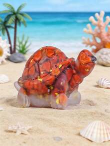 1/3/6/12pcs Multi-Color Crystal & Resin Sea Turtle Decorations - Healing Gemstone Pocket Decor, Suitable For Home Living Room Bedroom Office Aquarium Ornaments - Sea Turtles - View 18