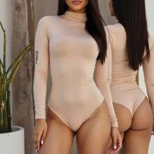 KIT 3 COLLANT Body Suplex Second Skin Cacharrel Long Sleeve High Neck - WHITE/BLACK/BEIGE - View 7