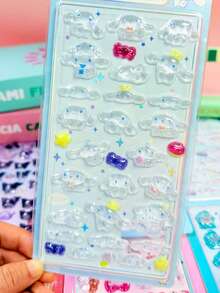 3D水晶浮雕贴纸，适用于装饰手机、笔记本电脑、行李箱、水瓶、滑板、笔记本和吉他。非常适合日常使用、儿童生日礼物和开学季。部分款式存在色差，随机发货。封口贴纸，糖果滴贴纸 - 彩色 - 查看 10