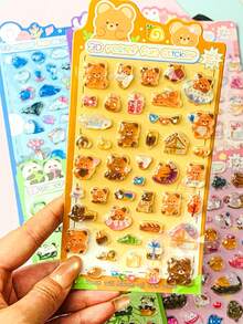 3D Cartoon Crystal Gem Stickers Toy, Suitable For Cute Girls, Phone Decoration, Scene Creation, Notebook Design. Decorations - Gifts. Ideal For Home Decor, Party Decoration, Birthday Gifts And Various Holiday Gifts, Fashionable. Fashion Item. Luxury. Sewing. DIY. The Perfect Gift For Friends Or Partners. Graduation Ceremony - Opening Ceremony. Back To School Gift - Graduation Gift. Easter Gift. Easter. Valentine's Day Gift. - Multicolor - View 10