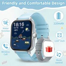 2026款硅胶表带智能手表，具备无线通话功能，超长待机，男女通用时尚运动智能手表，兼容安卓和iOS系统 - 彩色 - 查看 19