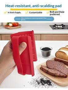 1pc Multi-Function Silicone Non-Slip Heat Resistant Kitchen Glove, Suitable For Kitchen, Oven, Hot Pad - View 11