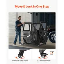 Garage Storage Racks - שחור - ראה 5