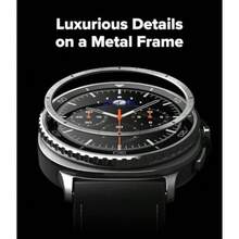 Ringke Galaxy Watch 8 Classic 46mm ケース [クラシックな時計デザイン] 傷防止高級ステンレスアクセサリーカバー インナーベゼルカバー 簡単取り付け ブラック- Inner Bezel Styling 46-IN-01 (ST) Black - 46-IN-01 (ST) シルバー - チェックする 3