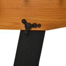 HOMCOM Mesa de futbolín - Negro - Ver 8