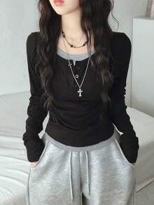 Women Tops - Black - View 4
