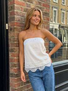 Women Tank Tops & Camis - White - View 2