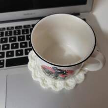 1pc Handmade Crocheted Chicken Coaster, Combining Rustic Charm, Craftsmanship, And Practical Function, Designed To Protect Your Tabletop From Heat And Moisture While Infusing Your Space With Countryside Warmth. - Multicolor - View 5