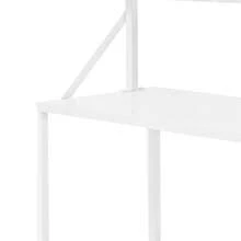 4-Tier White Champagne Display Stand, Steel & Board Material, 110.23Lbs Total Load, Holds 40 Cups, 4 Noise-Reduced Wheels (2 Lockable) For Wedding Engagement Party - View 8