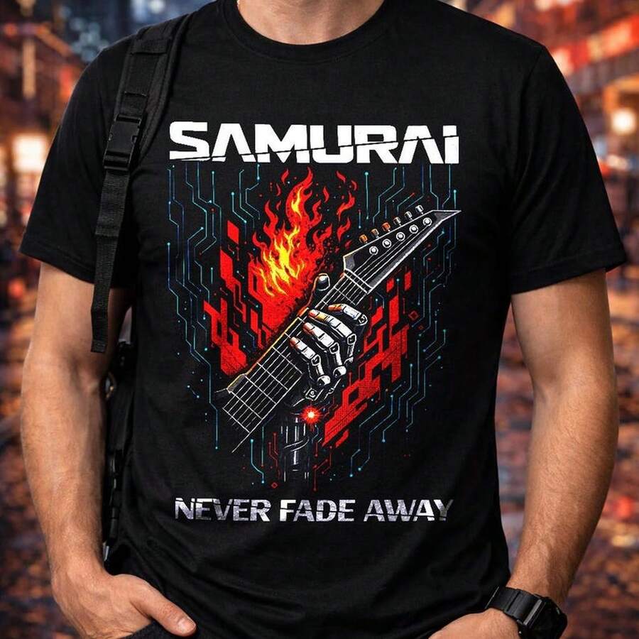 Cyberpunk 2077 Samurai Never Fade Away T1S1Hirt R1OCk Band Streetwear S1Hirt UniS1ex Gamer T1EE Gift for Gamers 4.9669968220G C1AmiS1eta de aL1Godn hoL1GA1DA uniS1ex de 220 g hoL1GA1DA y cmoda. AdecuA1DA1 Para todaS1 Las perS1onas, ya sean mujeres o hombres. Tejido duradero de alta C1Alidad apto para todaS1 Las oC1Asiones, suave al tacto pero duradero. Tops transpirables. Conjuntos de otoo para mujer. Conjuntos de vaC1Aciones para mujer. Disfraz de Halloween para mujer. - Negro - Ver 1