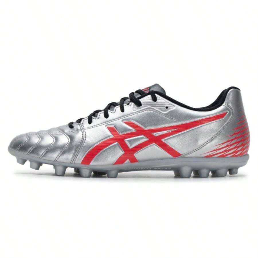 Asics 男女通用足球鞋 DS LIGHT CLUB，轻便休闲训练鞋 1103A119-020 - 銀灰色/粉紅色 - 查看 1