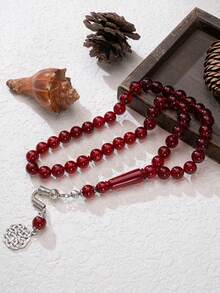 45pcs 10mm Solid Color Acrylic Prayer Beads, Muslim Tasbih, Middle Eastern Arabic Prayer Beads - Multicolor - View 5